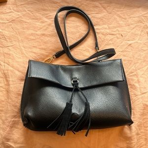 Anthropologie Tassel Leather Purse